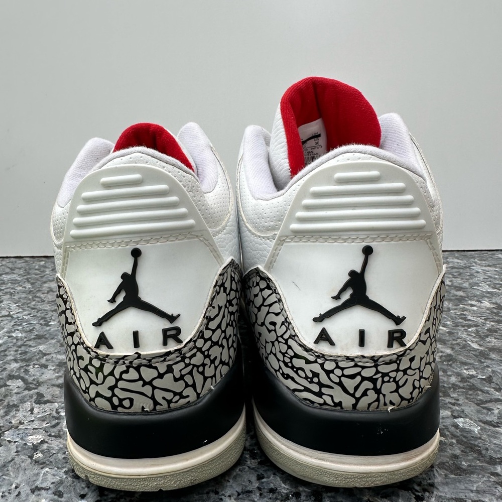 Nike Air Jordan 3 Retro White Cement Reimagined Men's Shoes Size 12 - Picture 4 of 10